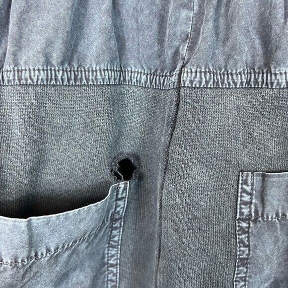 RTR Sz Medium M 8-10 Ulla Johnson Denim Blue Sadie Jumpsuit puff sleeve 1 pc - Picture 5 of 5